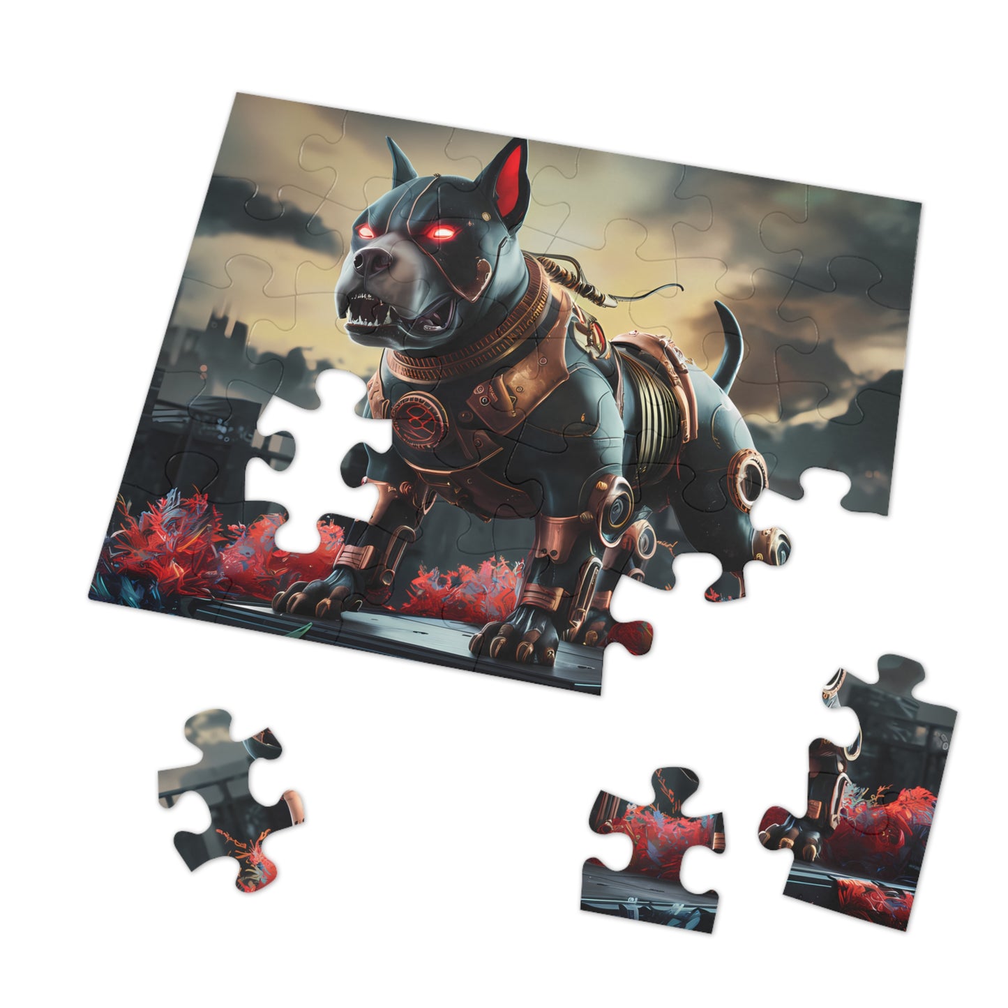 Cybernetic Guardian - Jigsaw Puzzle (30, 110, 252, 500,1000-Piece)