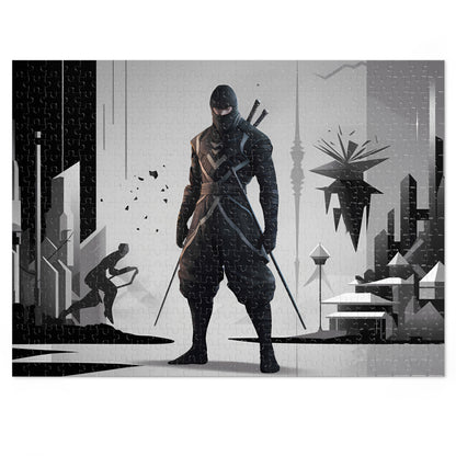 Shadow of the Cyber Ninja - Jigsaw Puzzle (30, 110, 252, 500,1000-Piece)