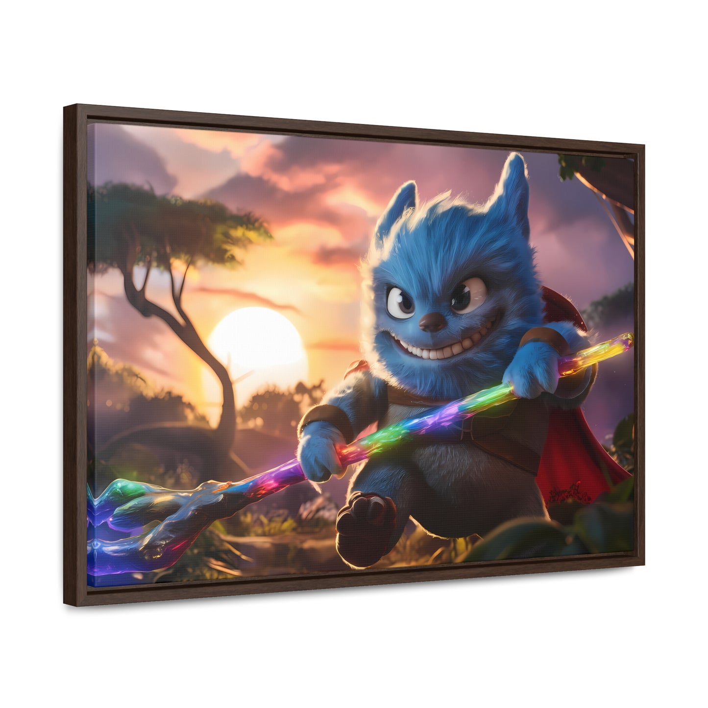 Guardian of the Enchanted Forest - Gallery Canvas Wraps, Horizontal Frame