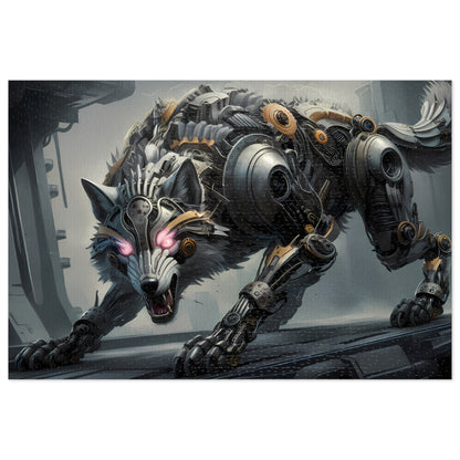 Cybernetic Apex Wolf - Jigsaw Puzzle (30, 110, 252, 500,1000-Piece)