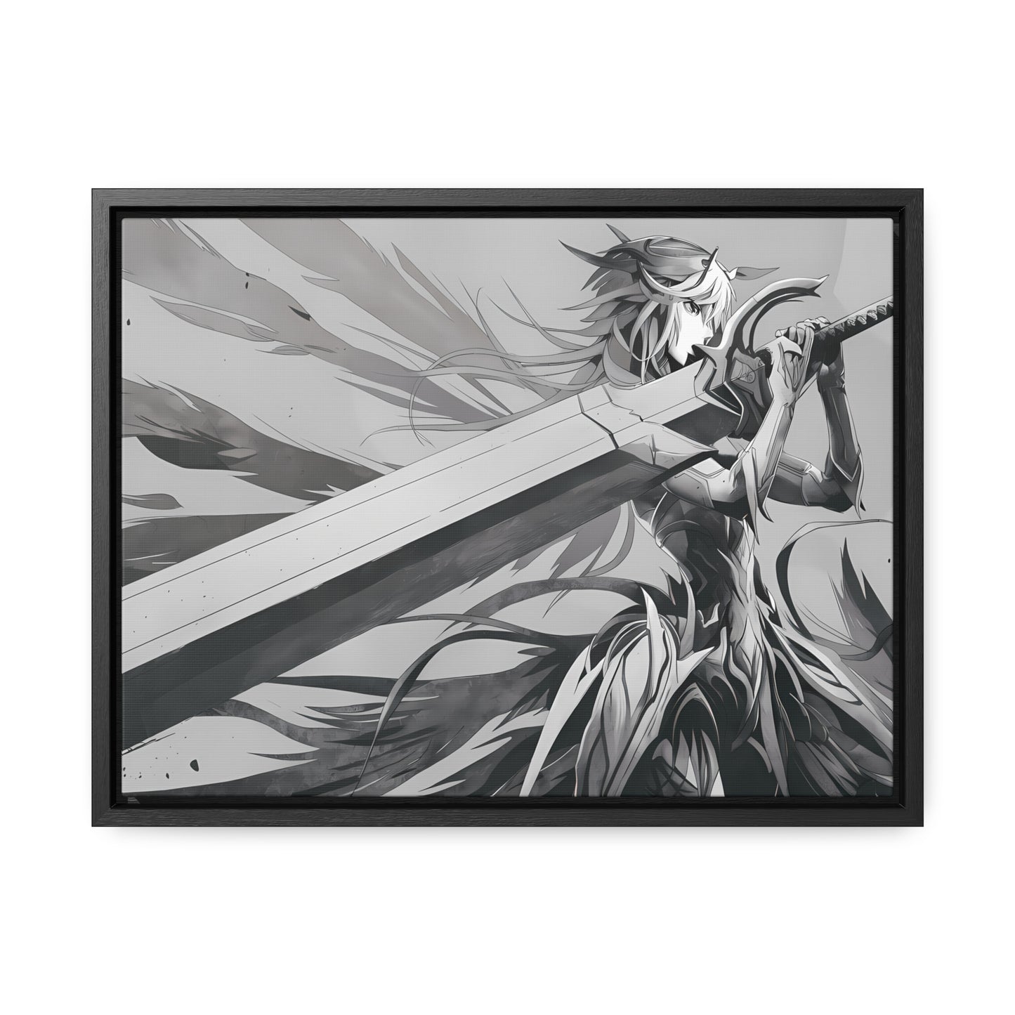 Eclipse of the Blade - Gallery Canvas Wraps, Horizontal Frame