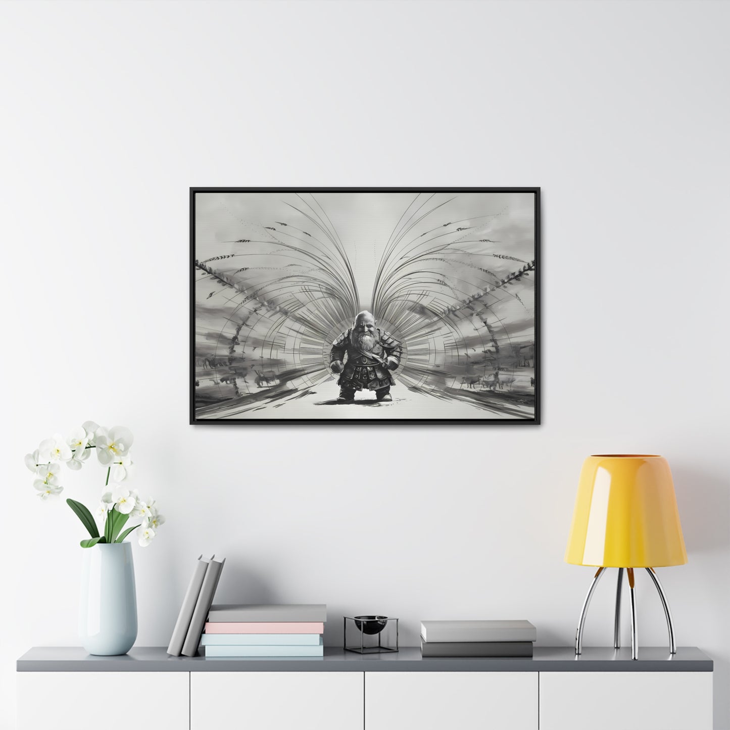 Guardian of the Elemental Winds - Gallery Canvas Wraps, Horizontal Frame