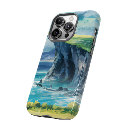 Anime Cliff by the Sea - Smartphone Tough Cases