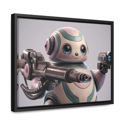 "Adorable Defender" - Gallery Canvas Wraps, Horizontal Frame