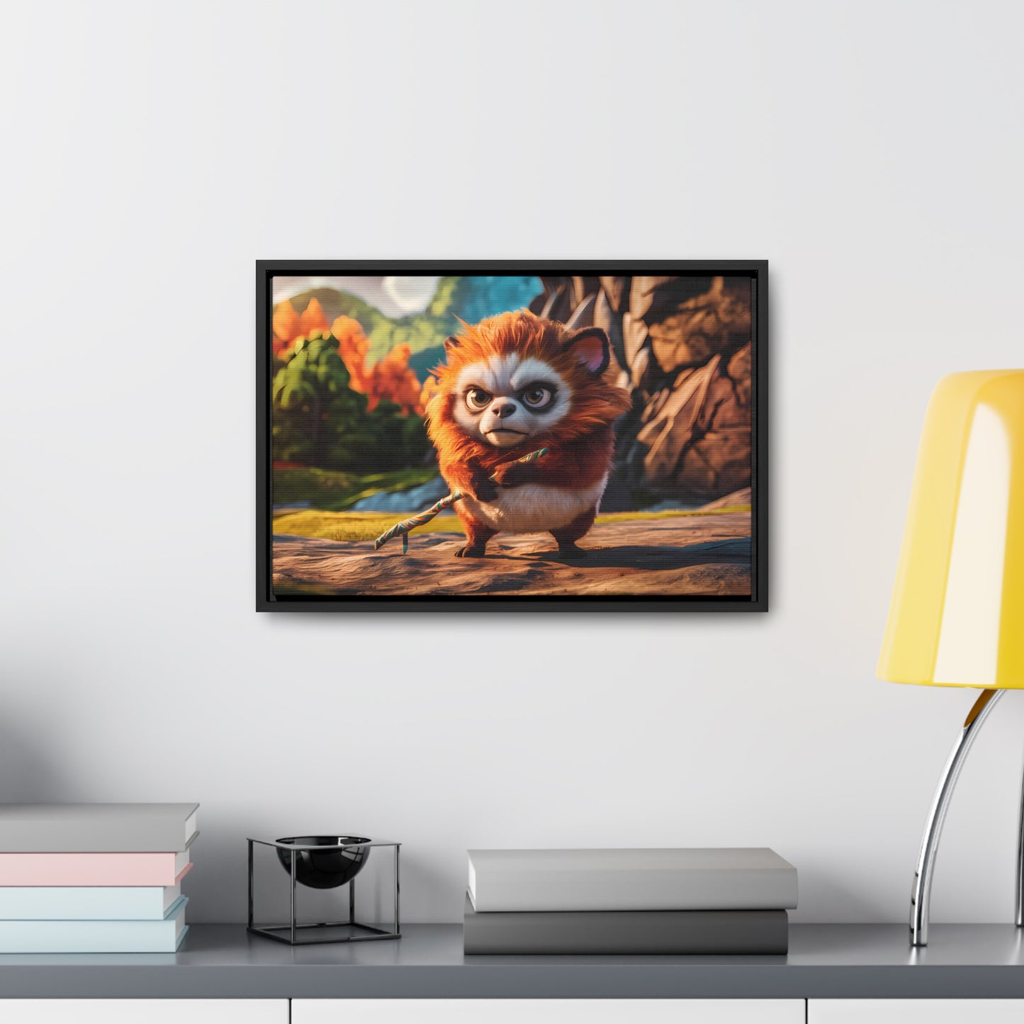 Guardian of the Enchanted Forest - Gallery Canvas Wraps, Horizontal Frame