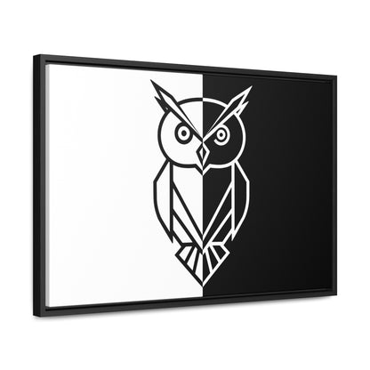 Duality of the Owl - Gallery Canvas Wraps, Horizontal Frame