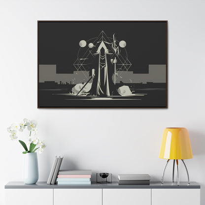 The Arcane Guardian of the Shadows - Gallery Canvas Wraps, Horizontal Frame