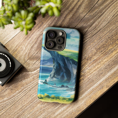 Anime Cliff by the Sea - Smartphone Tough Cases