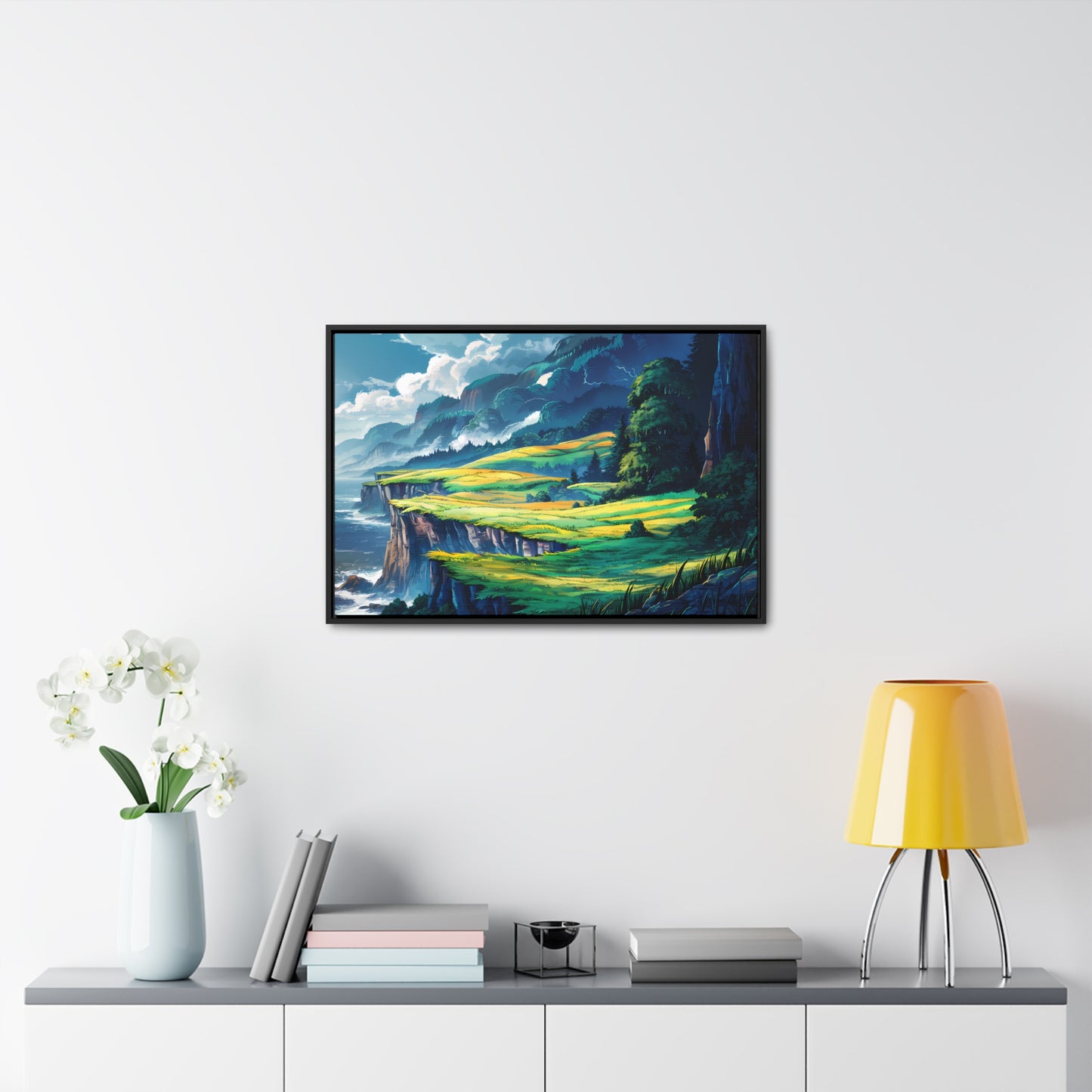 Edge of the Wild Coast - Gallery Canvas Wraps, Horizontal Frame