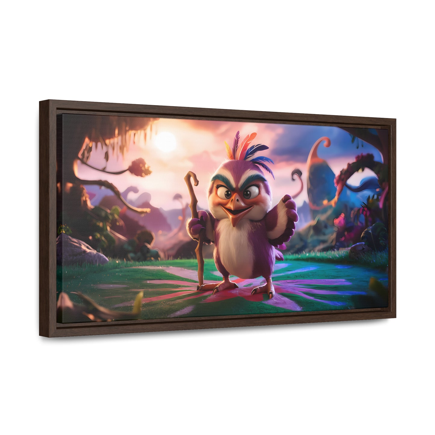 Guardian of the Enchanted Forest - Gallery Canvas Wraps, Horizontal Frame