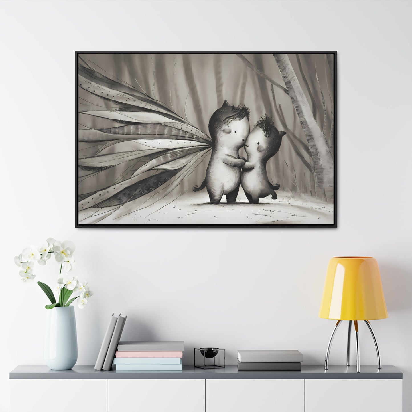 Whispers of the Forest - Gallery Canvas Wraps, Horizontal Frame