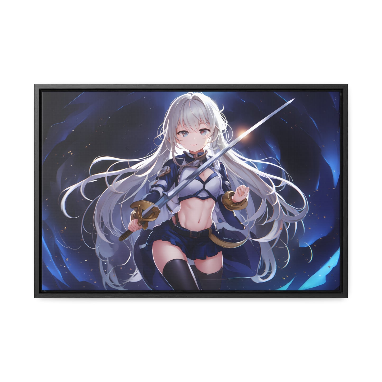 Blade of the Celestial Knight - Gallery Canvas Wraps, Horizontal Frame