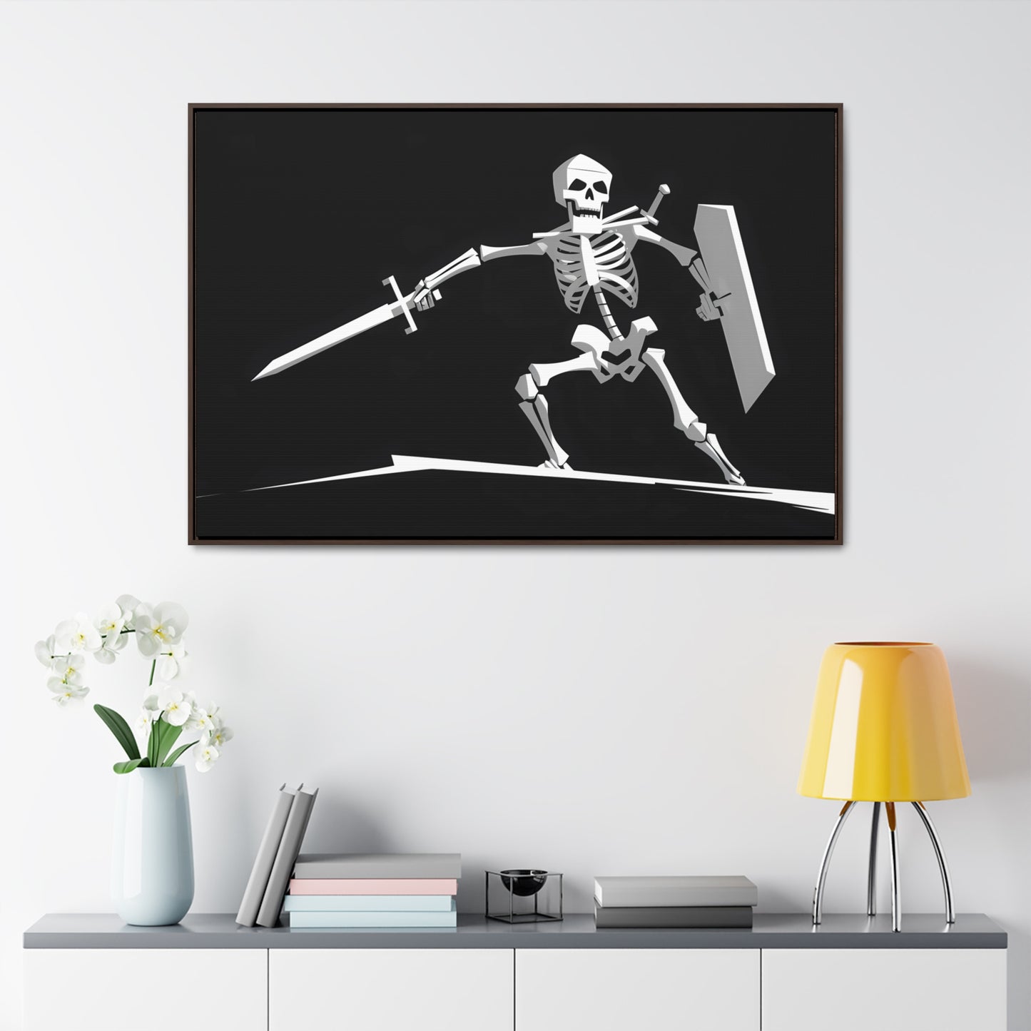 The Undead Sentinel - Gallery Canvas Wraps, Horizontal Frame