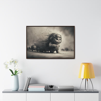 March of the Determined - Gallery Canvas Wraps, Horizontal Frame