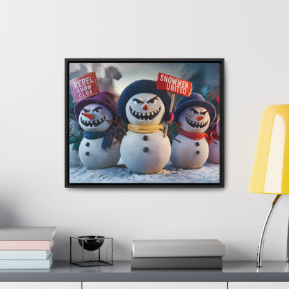 Frosty Revolt - Gallery Canvas Wraps, Horizontal Frame