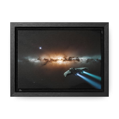 Voyage Through the Cosmic Abyss - Gallery Canvas Wraps, Horizontal Frame