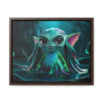 Guardian of the Enchanted Lagoon - Gallery Canvas Wraps, Horizontal Frame