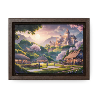 "Whispers of the Twilight Kingdom" - Gallery Canvas Wraps, Horizontal Frame