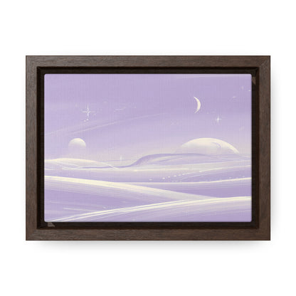 Ethereal Moonscape - Gallery Canvas Wraps, Horizontal Frame