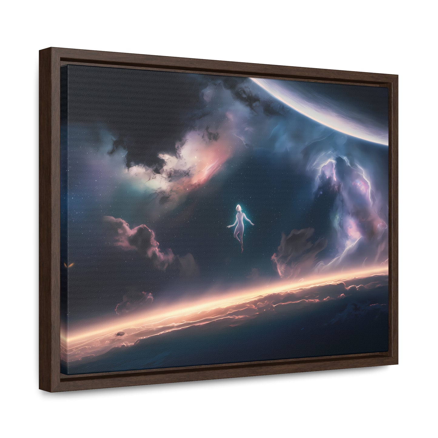 Ascension Beyond the Horizon - Gallery Canvas Wraps, Horizontal Frame