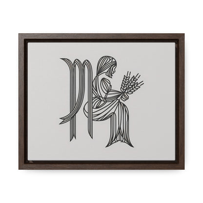 Virgo Lines - Gallery Canvas Wraps, Horizontal Frame