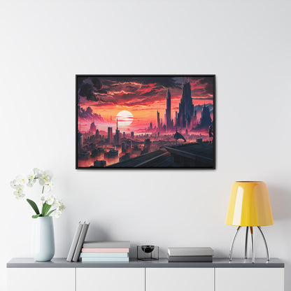 City of the Last Dawn - Gallery Canvas Wraps, Horizontal Frame