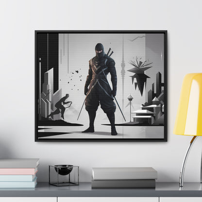 Shadowblade: The Silent Protector - Gallery Canvas Wraps, Horizontal Frame