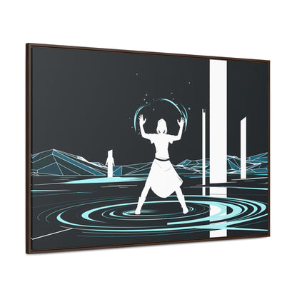 Resonance of the Void - Gallery Canvas Wraps, Horizontal Frame