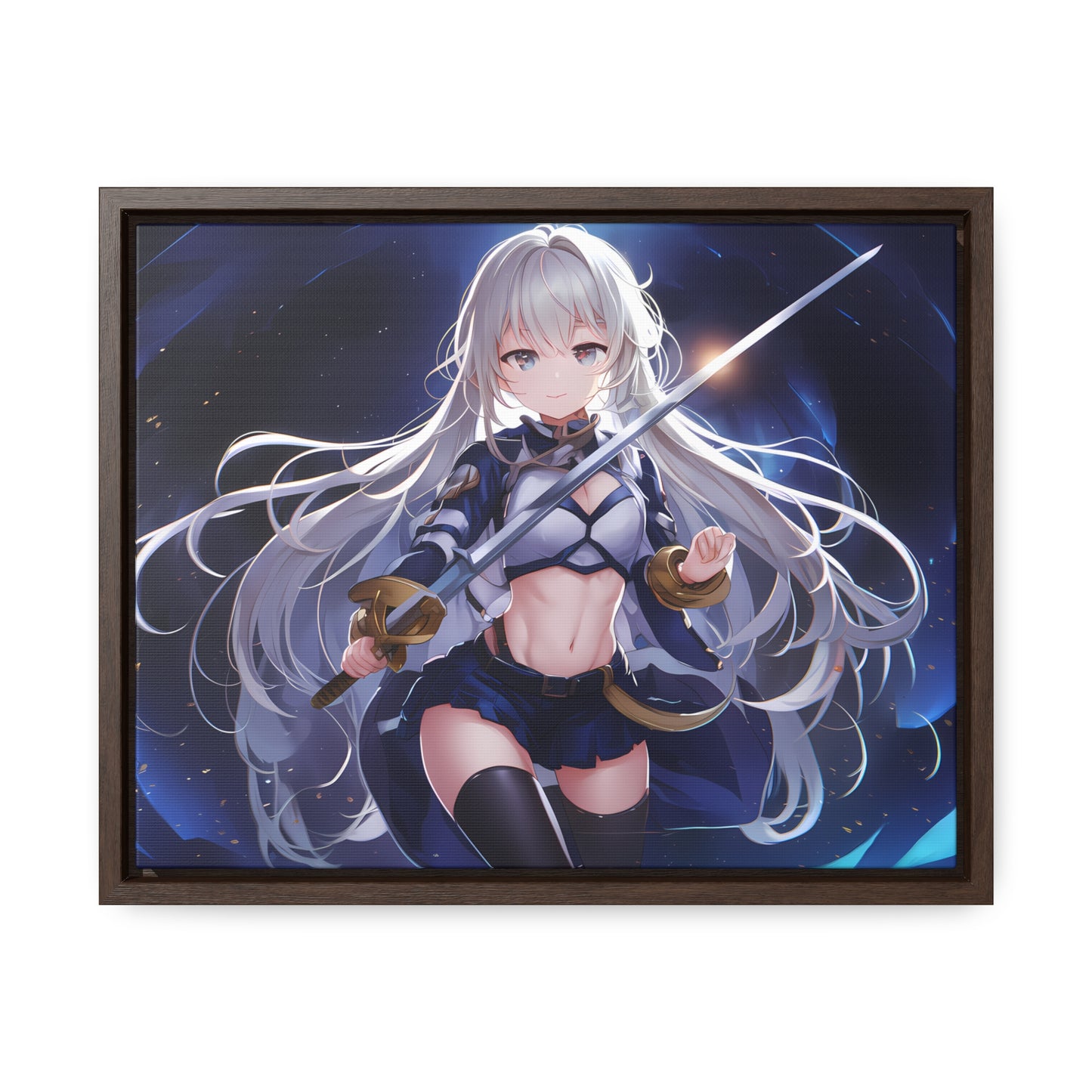 Blade of the Celestial Knight - Gallery Canvas Wraps, Horizontal Frame