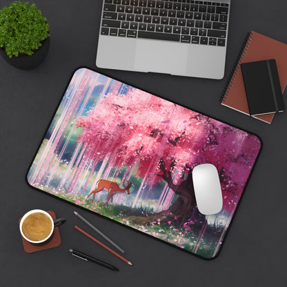 Whispers of the Sakura Forest - Desk Mat