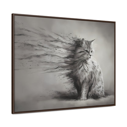 Ephemeral Whiskers - Gallery Canvas Wraps, Horizontal Frame