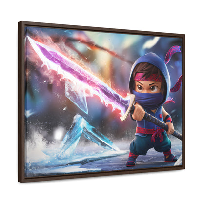 Blade of the Frozen Shadow - Gallery Canvas Wraps, Horizontal Frame