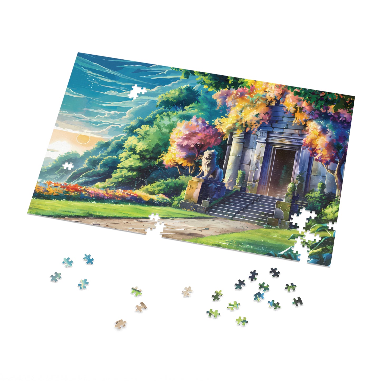 Anime Dungeon Entrance - Jigsaw Puzzle (30, 110, 252, 500,1000-Piece)