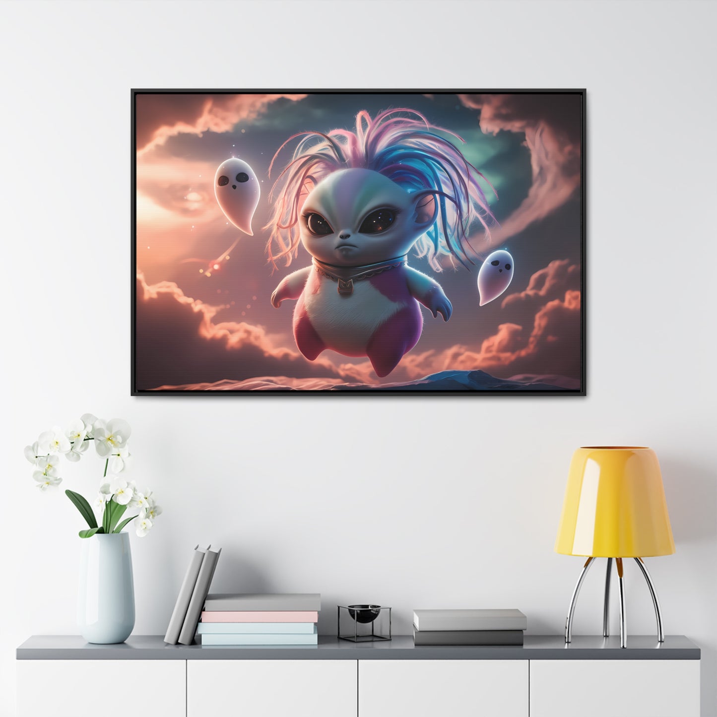 Guardian of the Twilight Spirits - Gallery Canvas Wraps, Horizontal Frame