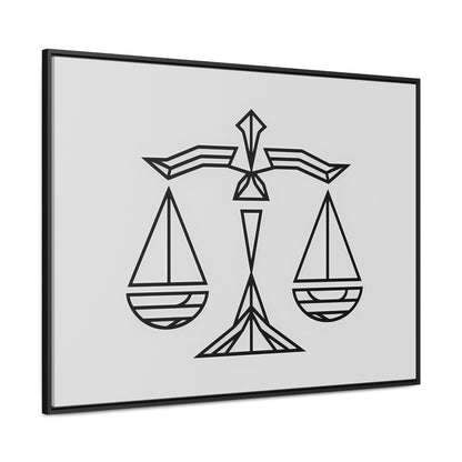 Balance of Justice - Gallery Canvas Wraps, Horizontal Frame