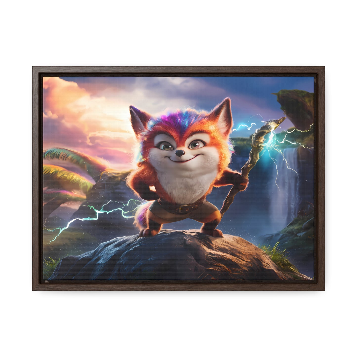 Guardian of the Mystic Grove - Gallery Canvas Wraps, Horizontal Frame