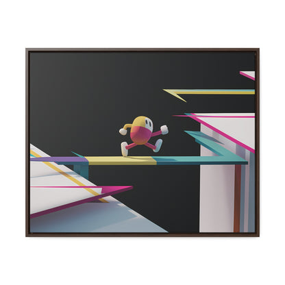 "Leaping Through Dimensions" - Gallery Canvas Wraps, Horizontal Frame