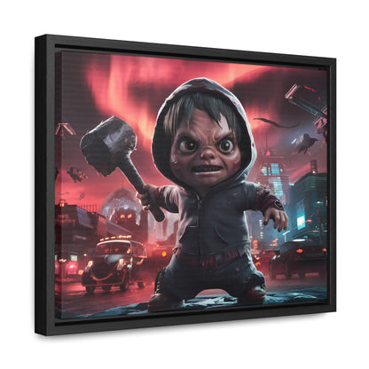 "Revenge of the Tiny Titan" - Gallery Canvas Wraps, Horizontal Frame