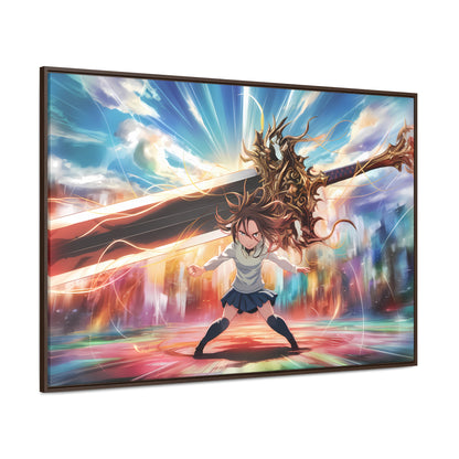 Blade of the Infinite Resolve - Gallery Canvas Wraps, Horizontal Frame