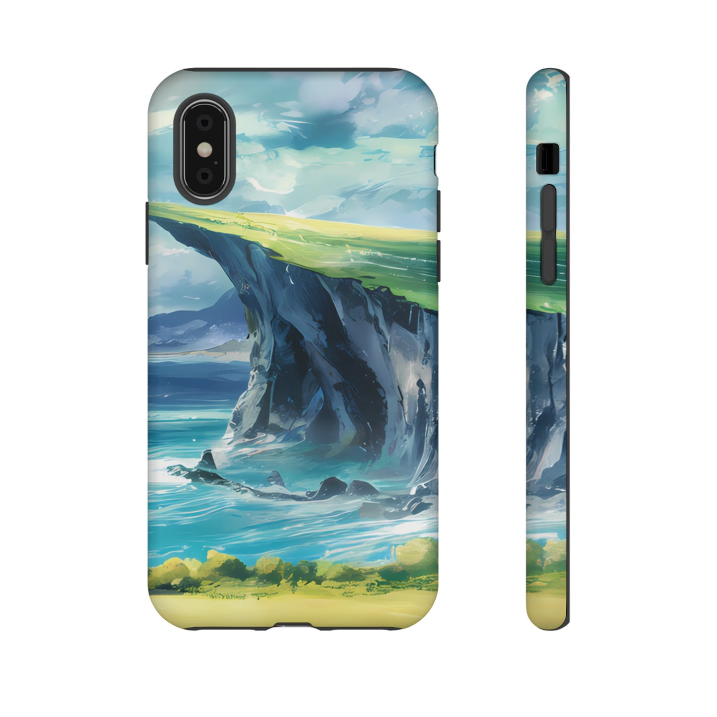 Anime Cliff by the Sea - Smartphone Tough Cases