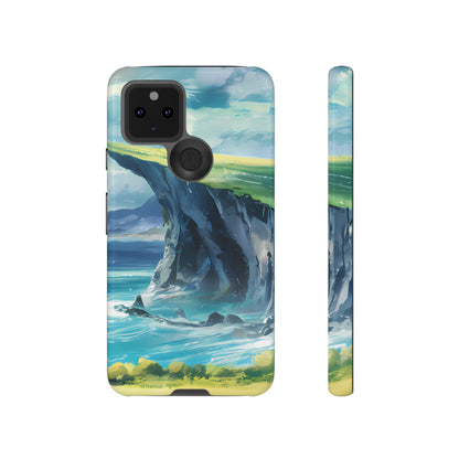 Anime Cliff by the Sea - Smartphone Tough Cases