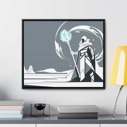 Mage of the Frozen Wastes - Gallery Canvas Wraps, Horizontal Frame