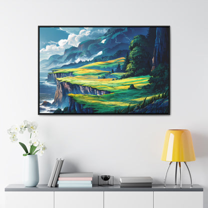 Edge of the Wild Coast - Gallery Canvas Wraps, Horizontal Frame