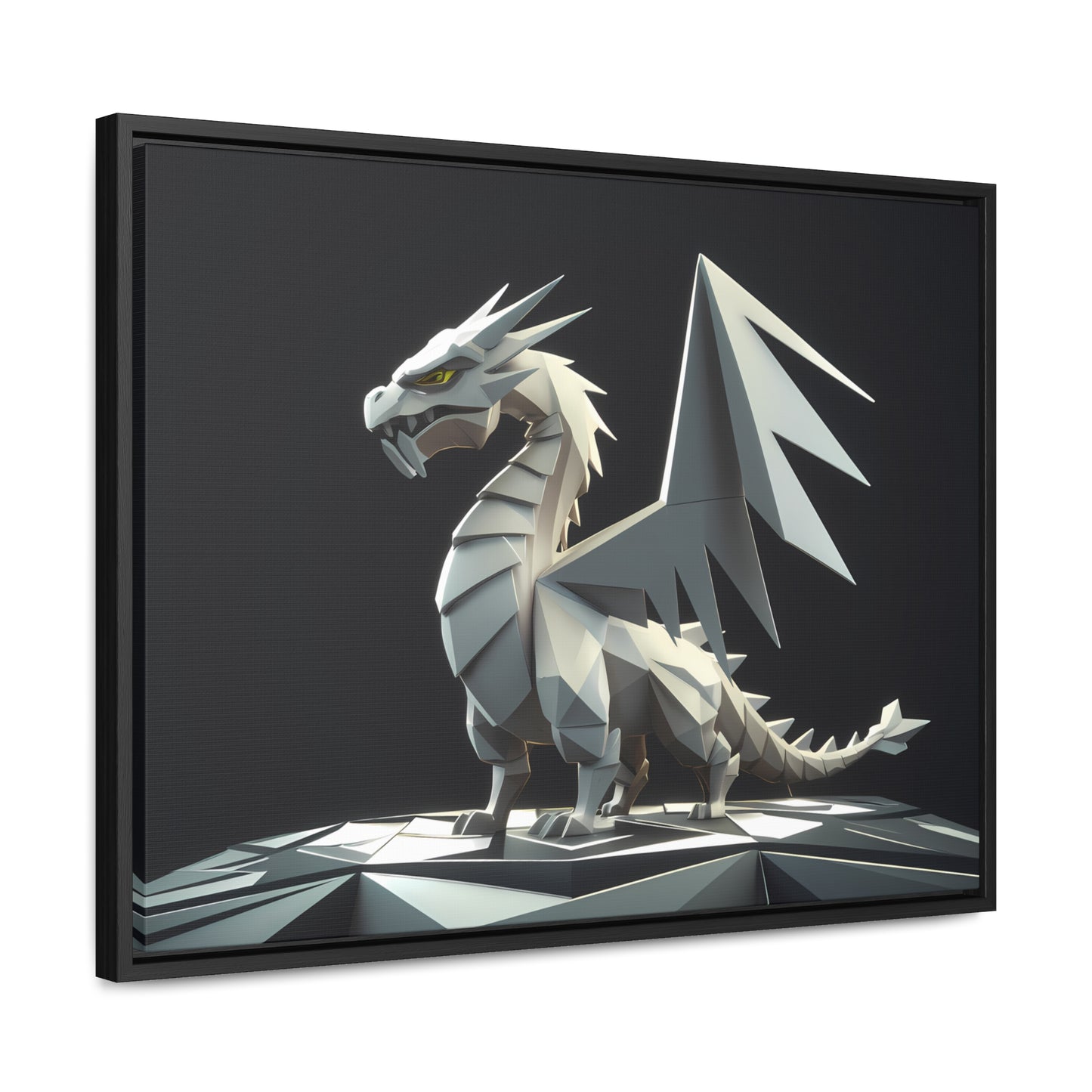 The Silver Sentinel - Gallery Canvas Wraps, Horizontal Frame