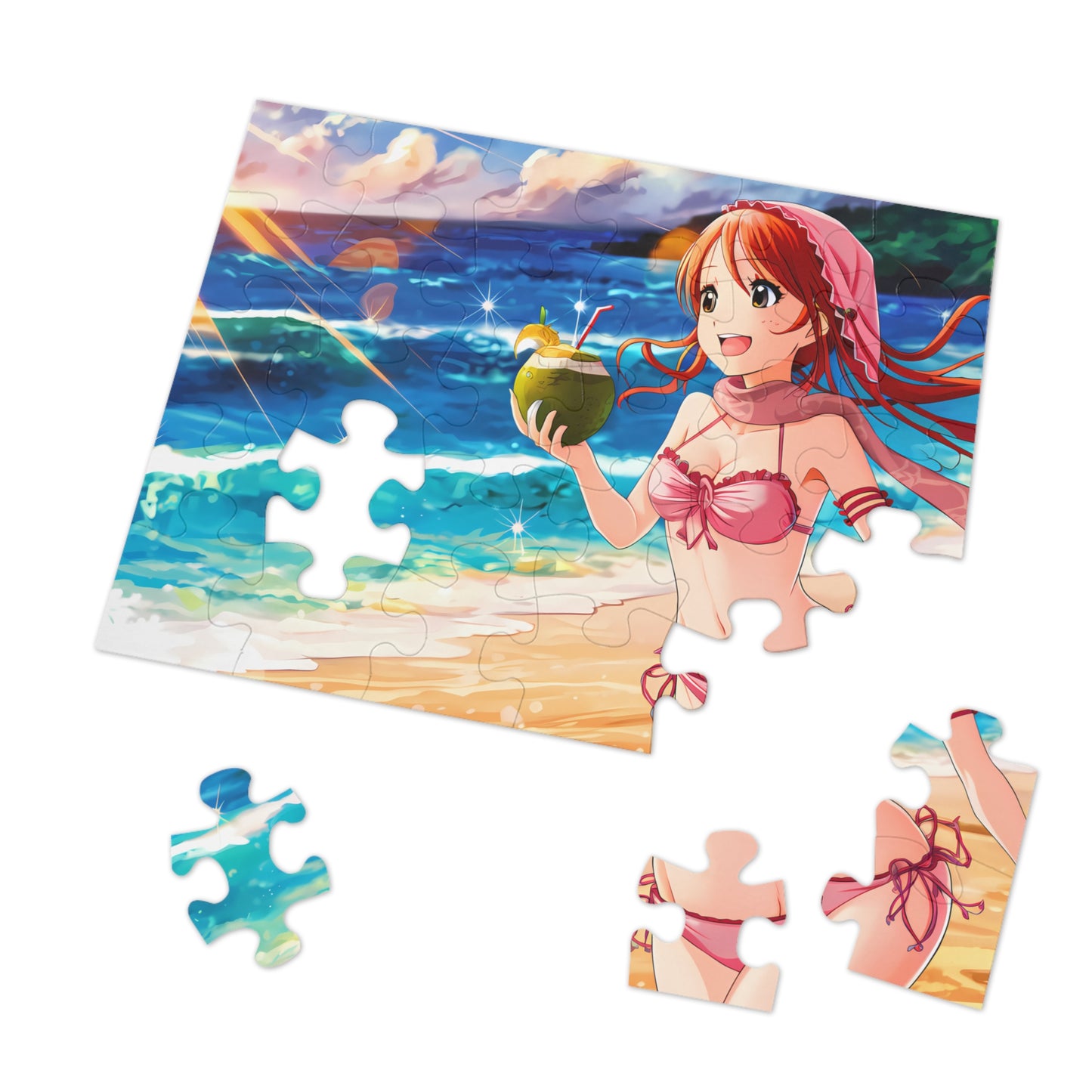 Summer Breeze and Coconut Dreams - Jigsaw Puzzle (30, 110, 252, 500,1000-Piece)