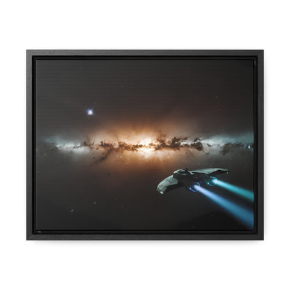 Voyage Through the Cosmic Abyss - Gallery Canvas Wraps, Horizontal Frame