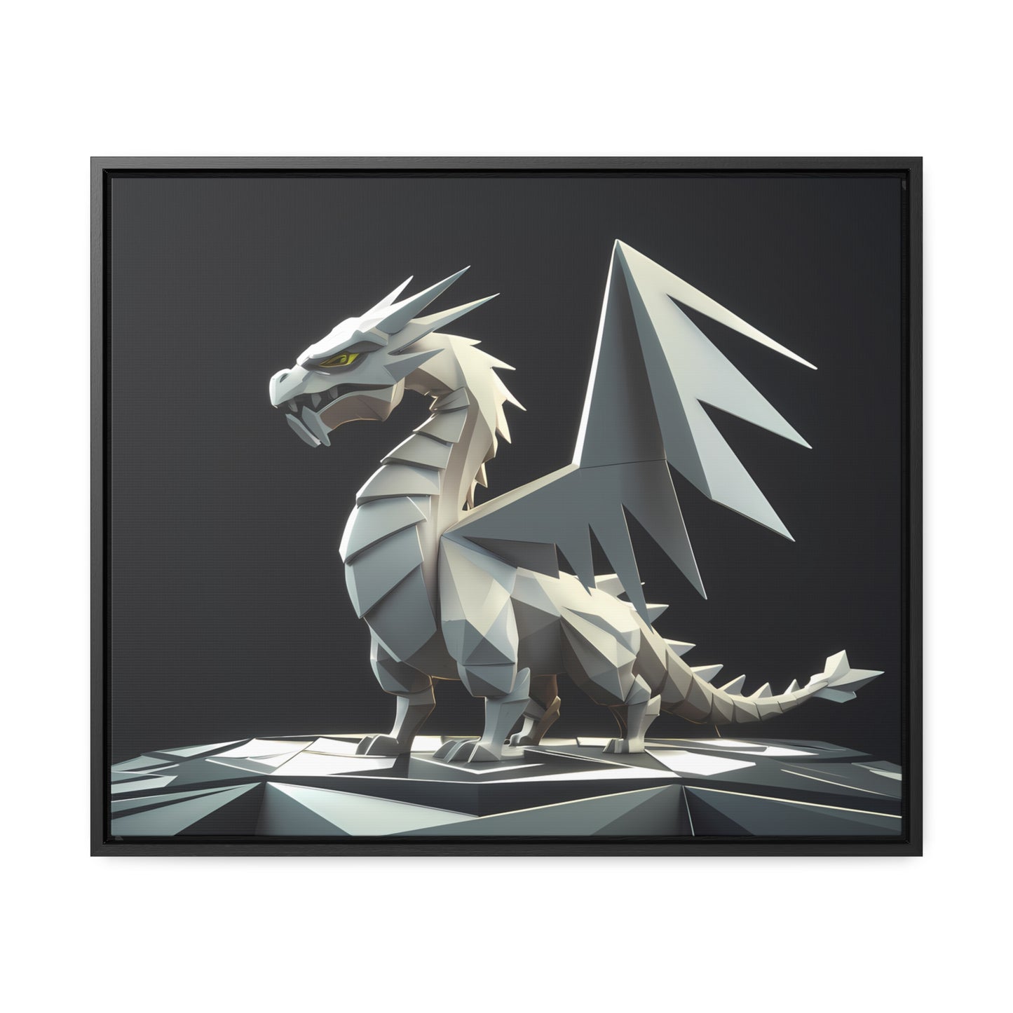 The Silver Sentinel - Gallery Canvas Wraps, Horizontal Frame