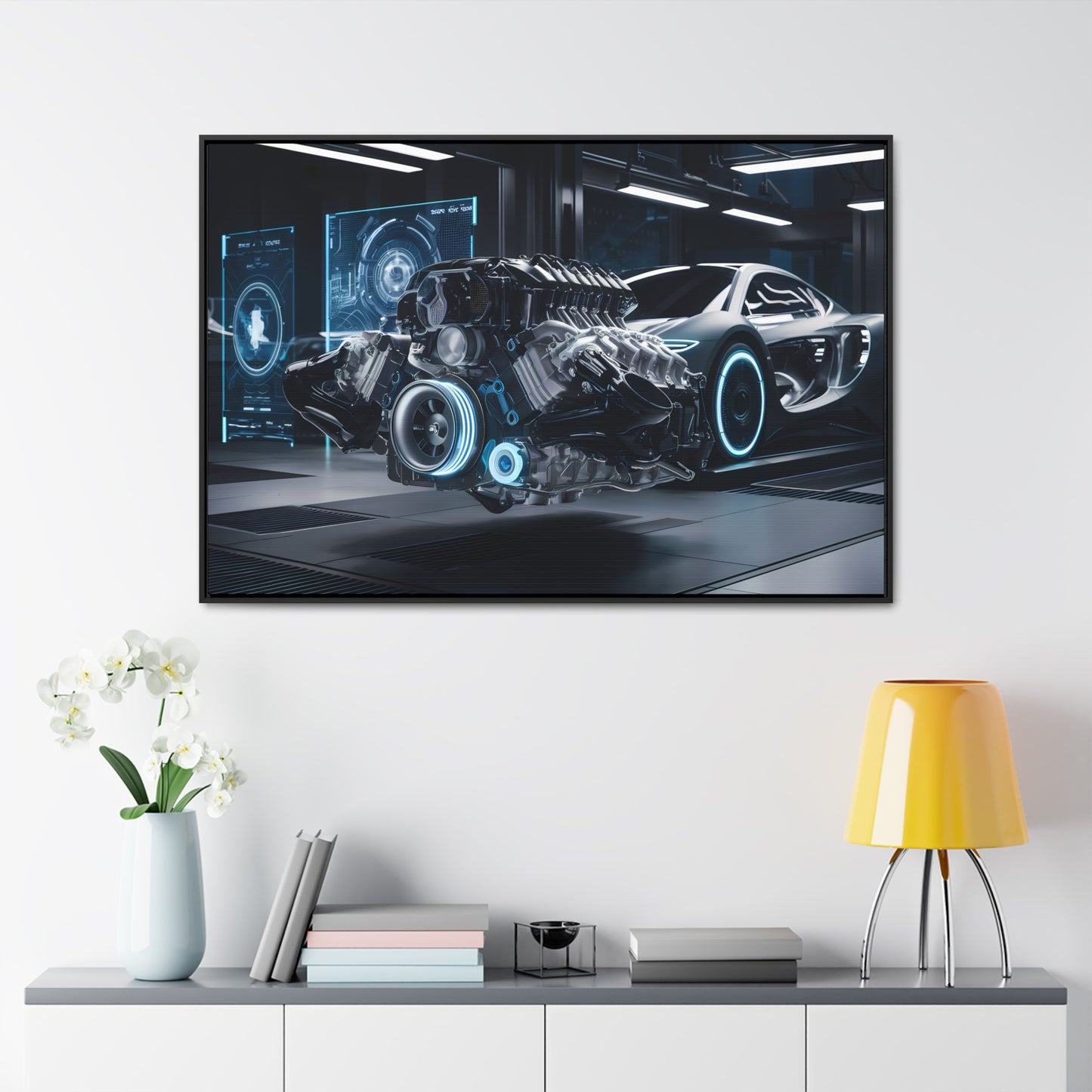 The Future of Automotive Engineering - Gallery Canvas Wraps, Horizontal Frame