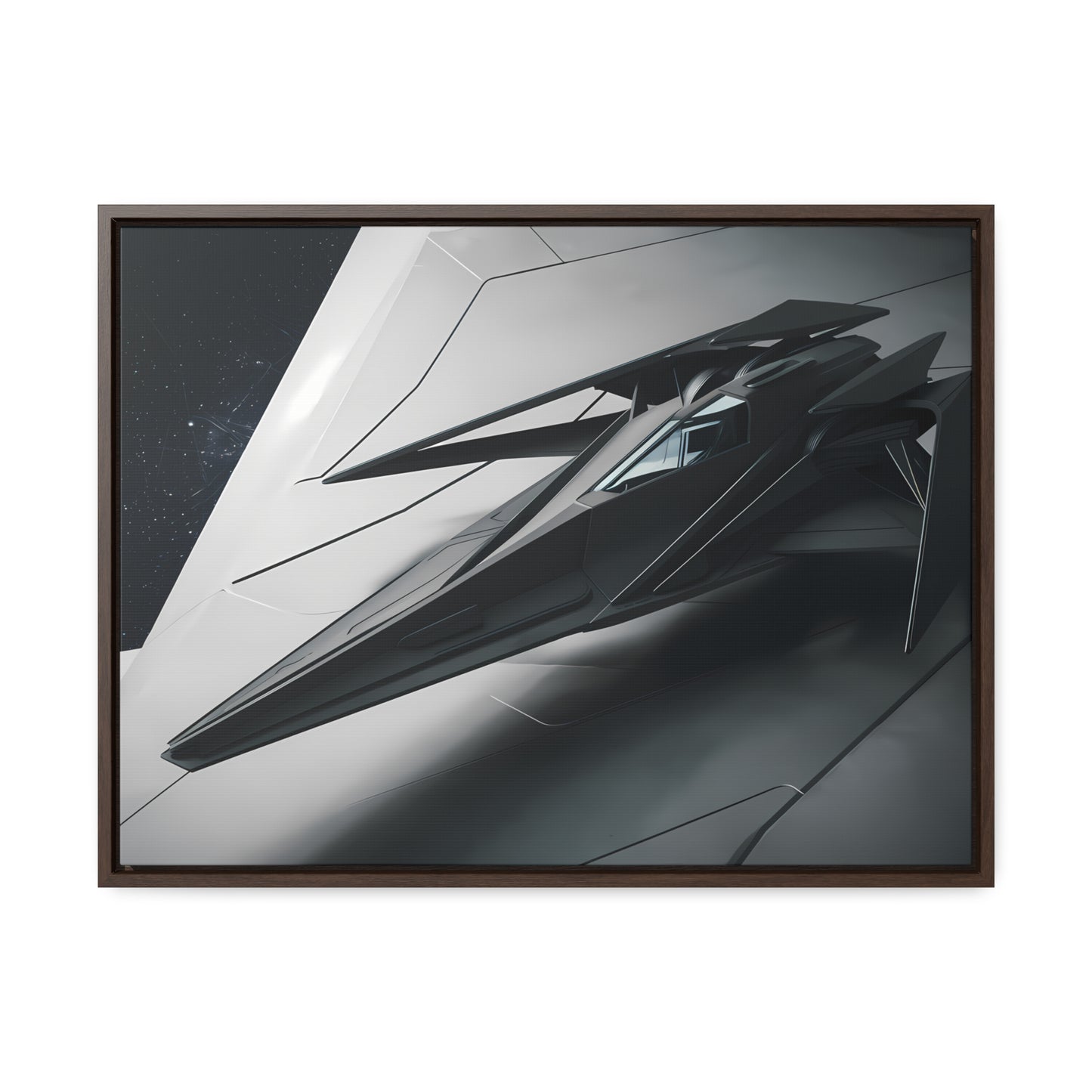 Starlance Stealth Interceptor - Gallery Canvas Wraps, Horizontal Frame