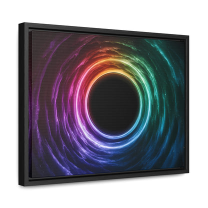 Cosmic Vortex of Light - Gallery Canvas Wraps, Horizontal Frame